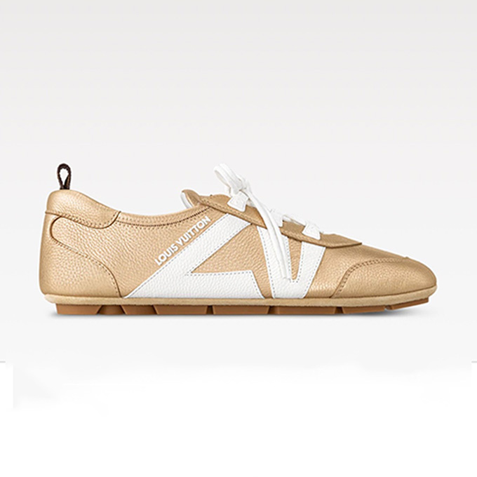 lv louis vuitton sneakerina lace-up daily casual ballet flat trainer